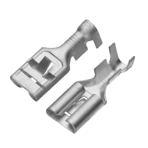 Papuc neizolat mama, cu opritor, latime 9,5mm, pentru fir de 6mm2, cupru electrolitic - 100buc/set