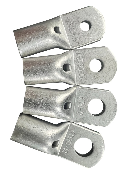 GT120 - Papuc cupru electrolitic neizolat, cu gaura, pentru fir de 120mmp