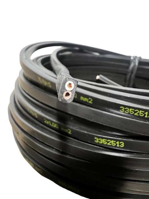 Cablu rectangular YLYp-S 2×1,00 mm – rolă 50 m