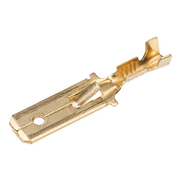 Papuc auto neizolat tata, pentru fir de 2,5mm2 - 100buc/set