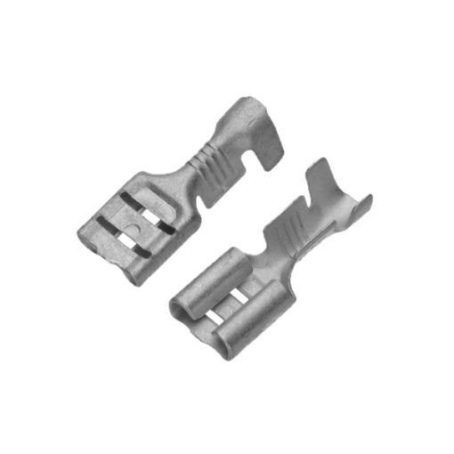 Papuc neizolat mama, latime 6,3mm, fir de 2,5mmp, cupru electrolitic - 100buc/set