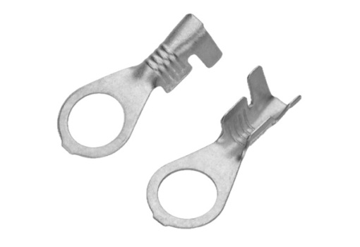 Papuc neizolat cu inel, fir 1-2,5mm2, Ø6, cupru electrolitic - 100buc/set