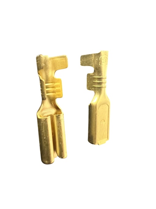 Papuc auto neizolat mama, cupru, latime 2,8mm, pentru fir de 0,5-1,0mm2 - 100buc/set