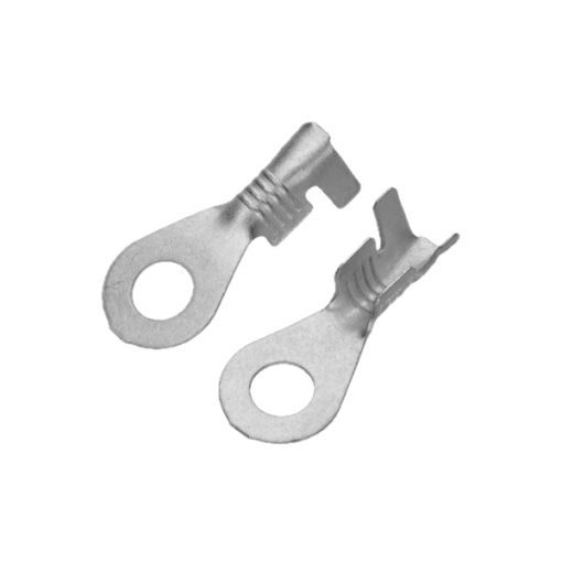 Papuc neizolat cu inel, fir 1-2,5mm2, Ø4, cupru electrolitic - 100buc/set
