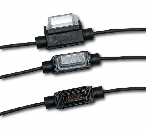Soclu siguranta mini cu capac, fir 1,5mm2 - Img 2