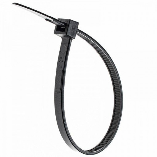 Colier plastic negru set 100 buc