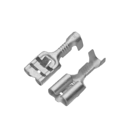 Papuc neizolat mama, cu opritor, latime 6,3mm, fir de 1,5mmp, cupru electrolitic - 100buc/set