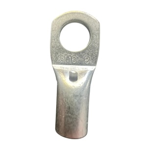 GT168 - Papuc cupru electrolitic neizolat, cu gaura surub M8, pentru fir de 16mmp