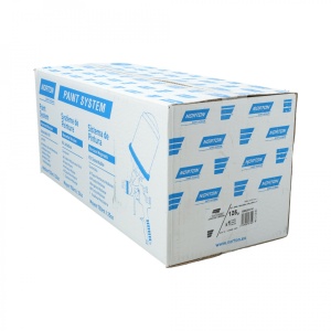 Kit NORTON sistem vopsire unica folosinta, Paint Systems Plus - NPS 750ml, 125µ, 48pungi - Img 3