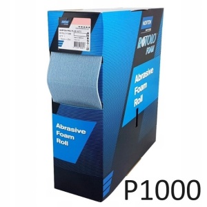 Norton Pro Plus A975 P1000, rola burete abraziv pretaiat, 115mm x 25m - Img 1