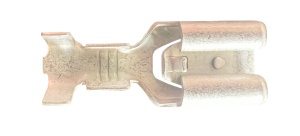 Papuc neizolat mama, cu blocator, latime 6,3mm, fir de 2,5mmp, cupru electrolitic - 100buc/set - Img 2