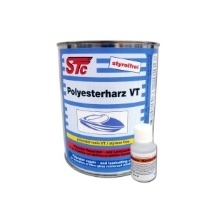 Rasina VT Epoxy STC pentru laminare fara stiren 1l cu intaritor 25ml
