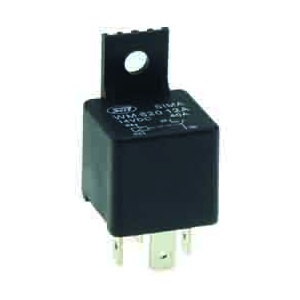 Releu auto 12V 40A, 4 pini, normal deschis, cu suport de montaj