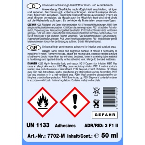 Adeziv STC pentru metal pe baza de metacrilat, bicomponent, seringa dubla, 50ml - Img 2