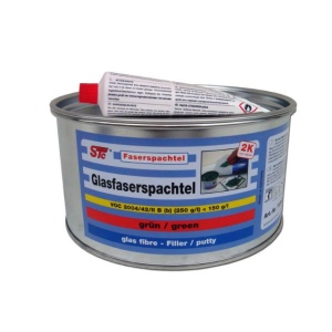 Chit auto STC cu fibra de sticla, culoare verde, 1.8kg