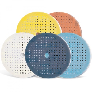 Disc abraziv NORTON, Multi-Air Plus P400, pe burete, galben, A975, 150mm