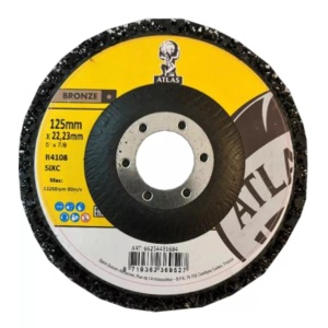 Disc curatat vopseau negru, R4108, 125mm*22mm | ATLAS