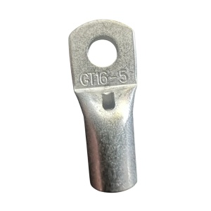 GT165 - Papuc cupru electrolitic neizolat, cu gaura surub M5, pentru fir de 16mmp