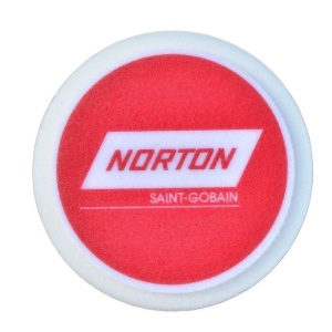 Pad burete NORTON pentru polish, alb, dur, 150mm x 30mm