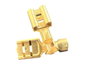 Papuc auto cupru, neizolat, mama, latime 6,3mm, pentru fir de 1,5mm2 - 100buc/set - Img 3