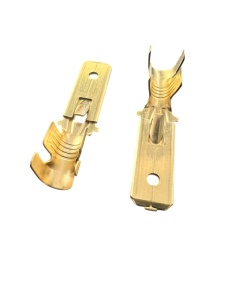 Papuc auto cupru, neizolat, tata, latime 6,3mm, pentru fir de 2,5mm2 - 100buc/set