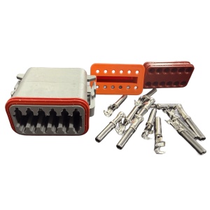 Conector auto Deutsch DTP, mama, 12 pini