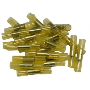 Conector termocontractabil cu adeziv, sertizabil, galben, 6mmp - 7931300102 - 100buc/set - Img 1