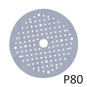 Disc abraziv Norton, multiair A975, granulatie P80, prindere velcro, diametru 150mm