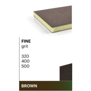 Pad slefuire fata dubla maro FIN 13mm | AG - Img 2