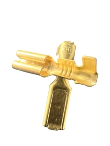 Papuc auto neizolat mama, cupru, latime 2,8mm, pentru fir de 0,5-1,0mm2 - 100buc/set - Img 2