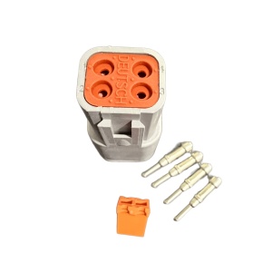 Set conector auto Deutsch DTP, tata, 4 pini