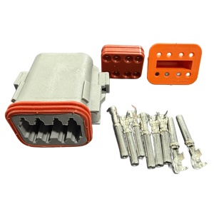 Conector auto Deutsch DTP, mama, 8 pini