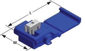 Conector rapid dublu pentru ramificatie (Fir: 1.0-2.5 / albastru) - Img 2