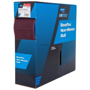 Pasla abraziva NORTON netesuta rosie, Bear-tex F2504 Standard Very Fine 115mmx10m