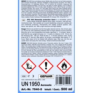 Spray antifon protectie lovituri pietre, negru 500 ml, 302 | STC - Img 2