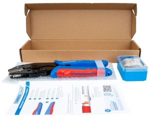 WEICON Clește de sertizat ERGO – 3 bacuri interschimbabile pentru pini, papuci și MC4 / 10100516 - Img 9