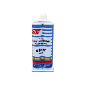 Adeziv STC rigid pentru reparatii bare, PU, negru, tub dublu, 50ml