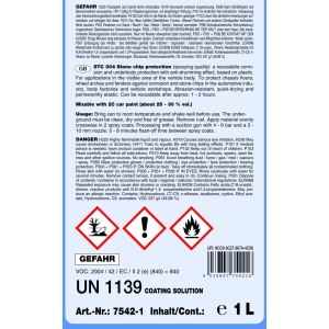 Antifon cu PVC, protectie lovituri pietre, alb, 1L, 304 | STC - Img 2