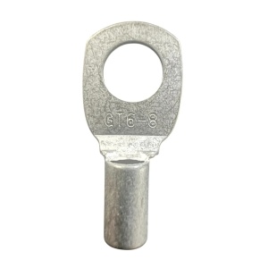 GT68 - Papuc cupru electrolitic neizolat, cu gaura surub M8, pentru fir de 6mmp