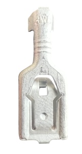 Papuc neizolat mama, cu blocator, latime 6,3mm, fir de 1,5mmp, cupru electrolitic - 100buc/set - Img 1