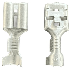 Papuc neizolat mama, cu opritor, latime 6,3mm, fir de 2,5mmp, cupru electrolitic - 100buc/set