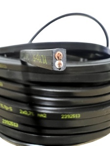 Cablu rectangular YLYp-S 2x0,75 mm2 – rolă 25 m