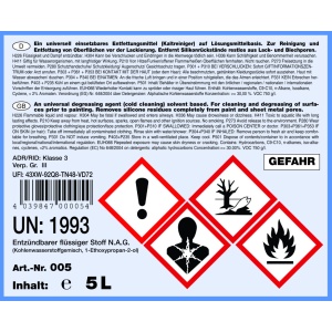 Degresant STC antistatic, universal, 5L - Img 3