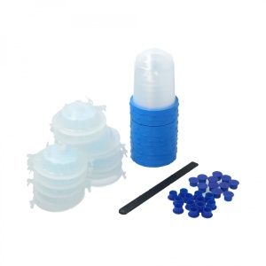 Kit NORTON sistem vopsire unica folosinta, Paint Systems Plus - NPS 750ml, 125µ, 48pungi