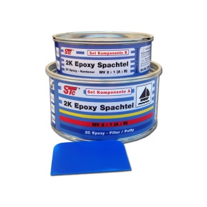 Chit Epoxy STC, 2K, pentru reparatii fibra de sticla, 600g |