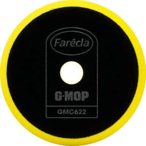 G MOP Pad burete polis, taiere rapida, galben, angulat 150mm, GMC622 | FARECLA - Img 3
