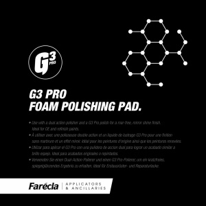 Pad burete polish FARECLA G3 PRO, pentu finish, 150mm, 7504 - Img 4