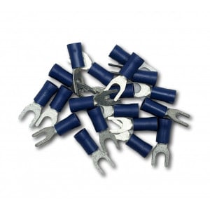 Papuc auto izolat furca tip AU 2,5 pentru surub M4 - 100buc/set - Img 1