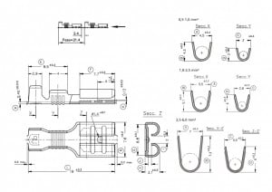 Papuc auto neizolat mama, latime 6,3mm, pentru fir de 1,5mm2 - 100buc/set - Img 6