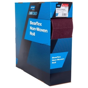 Pasla abraziva NORTON netesuta rosie, Bear-tex F2504 Standard Very Fine 115mmx10m - Img 2